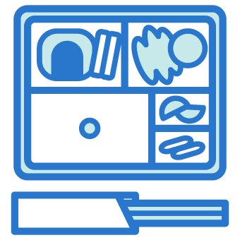 弁当箱での食事提供